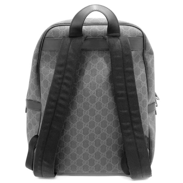 2 Gucci Rucksack Backpack GG Leather Black