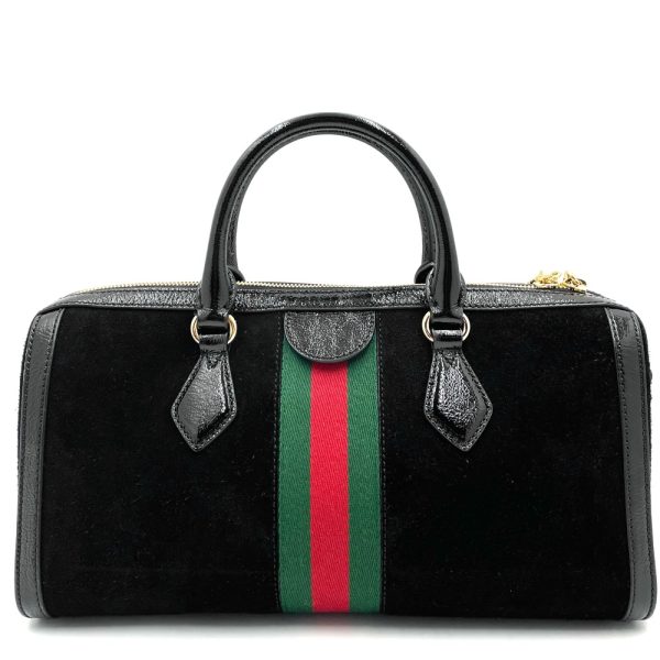 2 Gucci GG Medium Handbag Boston Bag Black