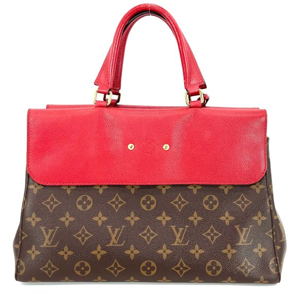 2 Louis Vuitton Venus Shoulder Bag Handbag Red Sleaze Brown