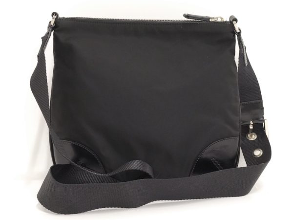 2 Prada Shoulder Bag Nylon Black