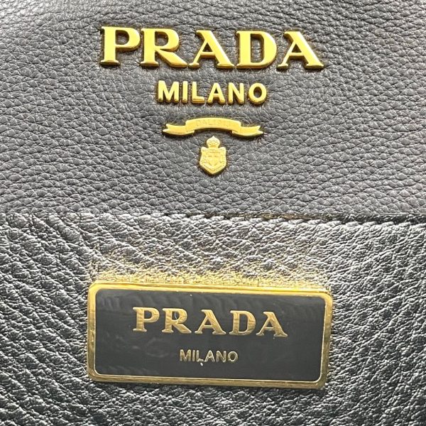 2000046246900447 17 Prada Rucksack Backpack Leather Black Gold Hardware