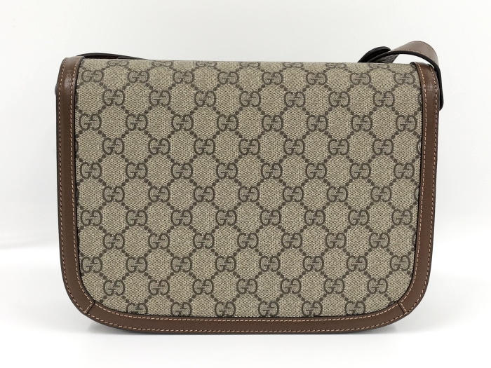 Gucci Horsepid 1955 Shoulder Bag GG Supreme Beige Brown - Image 2