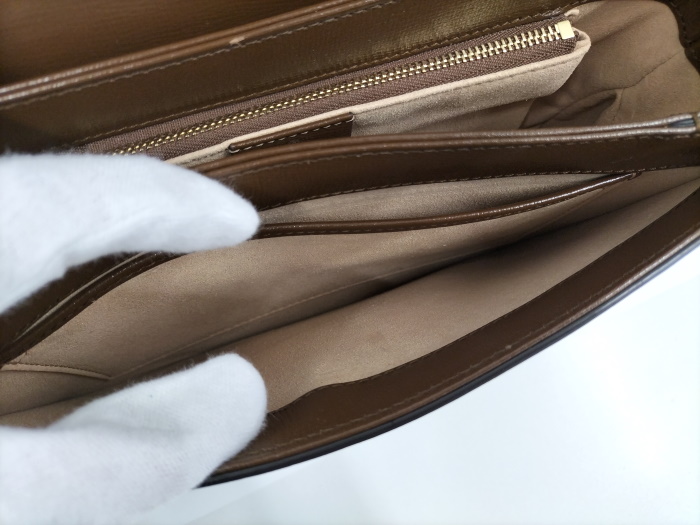 Gucci Horsepid 1955 Shoulder Bag GG Supreme Beige Brown - Image 8