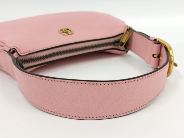 2000087257800466 4 Gucci Aphrodite Mini Shoulder Bag GG Marmont Leather Pink Handbag