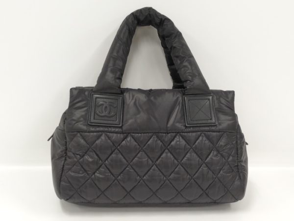 2000110258800010 2 Chanel Coco Cocoon Handbag Nylon Black