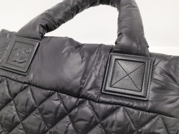 2000110258800010 6 Chanel Coco Cocoon Handbag Nylon Black