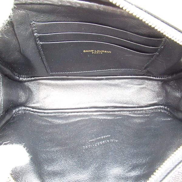 2000185233500066 7 Yves Saint Laurent Mini Bag Lou Leather Shoulder Bag Black