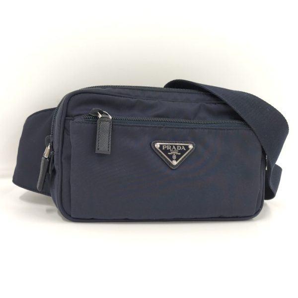 2000231252000283 1 Prada Body Bag Nylon Navy Shoulder Bag