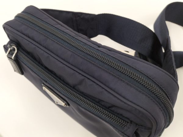 2000231252000283 8 Prada Body Bag Nylon Navy Shoulder Bag