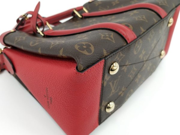 2000773252001044 3 Louis Vuitton Soufflot BB Handbag Monogram Sleaze Brown Red