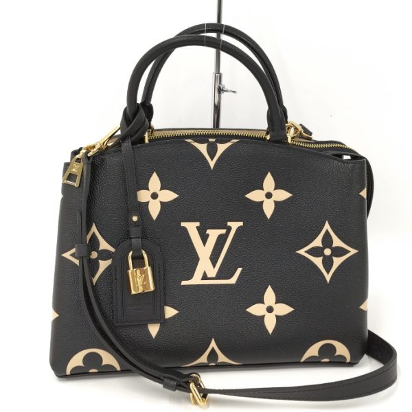 2000773259400744 1 Louis Vuitton Petit Palais PM 2way Shoulder Bag Monogram Empreinte Black