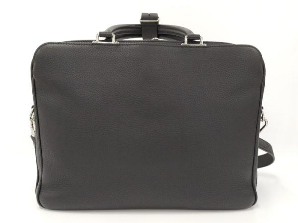 2010457257600011 2 Louis Vuitton Taurillon Armand MM 2way Briefcase Shoulder Bag Black