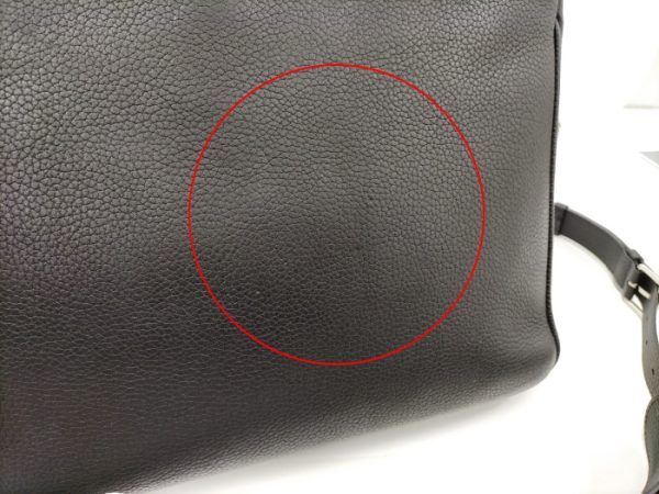 2010457257600011 7 Louis Vuitton Taurillon Armand MM 2way Briefcase Shoulder Bag Black