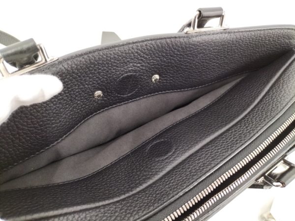 2010457257600011 8 Louis Vuitton Taurillon Armand MM 2way Briefcase Shoulder Bag Black
