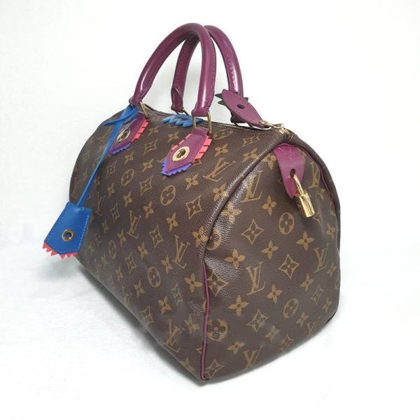 20240111081546459 89369542 LOUIS VUITTON Speedy 30 Monogram Limited Edition Totem Magenta