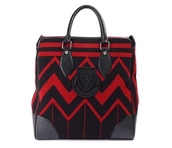 LOUIS VUITTON Limited Edition Vali Blanket Black Red Bag 2006 LOUIS VUITTON Limited Edition Vali Blanket Black Red Bag 2006