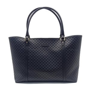 GUCCI 449647 Micro sima Handbag Black Ladies Gucci Balenciaga Shoulder Bag GG Marmont Hacker Black