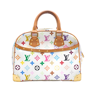 LOUIS VUITTON Monogram Trouville Handbag Gucci GG Supreme Canvas Shoulder Bag BeigeBrown