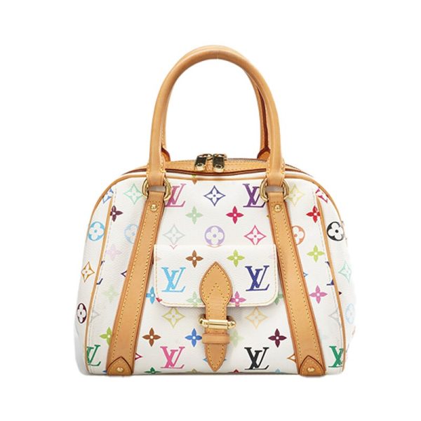 LOUIS VUITTON Takashi Murakami Priscilla White LV Monogram Multicolor Bag LOUIS VUITTON Takashi Murakami Priscilla White LV Monogram Multicolor Bag