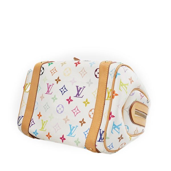 20240112044923005 26147740 LOUIS VUITTON Takashi Murakami Priscilla White LV Monogram Multicolor Bag