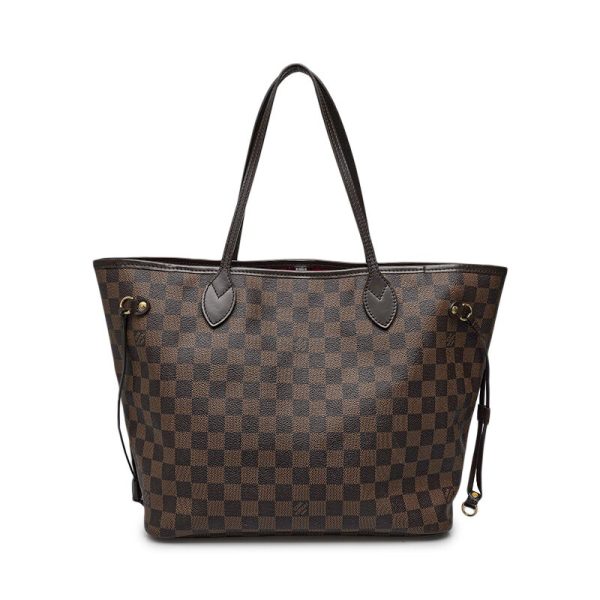 LOUIS VUITTON Neverfull MM Damier Ebene Canvas Tote Shopping Bag LOUIS VUITTON Neverfull MM Damier Ebene Canvas Tote Shopping Bag