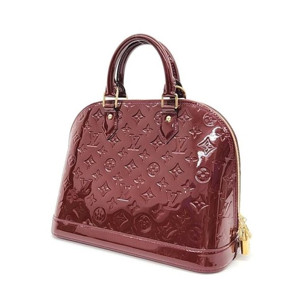 20240115050144914 58828902 LOUIS VUITTON Monogram Vernis Alma PM Hand Bag