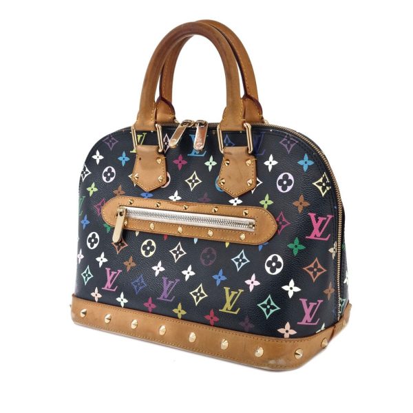 20240115050922563 60666693 LOUIS VUITTON Monogram Multi Color Alma Hand Bag Noir M92646