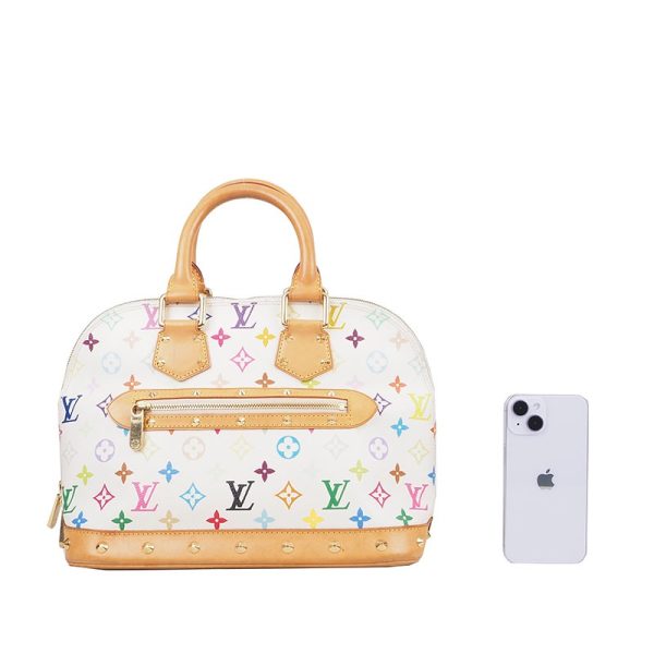 20240115052349770 53774435 LOUIS VUITTON Multicolor Alma PM White Hand Bag M92647