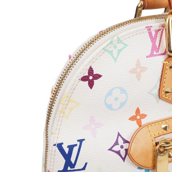 20240115052350504 44769924 LOUIS VUITTON Multicolor Alma PM White Hand Bag M92647