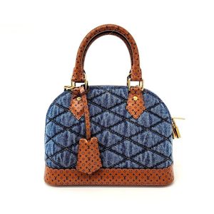 LOUIS VUITTON Alma BB Maltage M55048 denim Monogram Shoulder Bag LOUIS VUITTON Alma BB Maltage M55048 denim Monogram Shoulder Bag