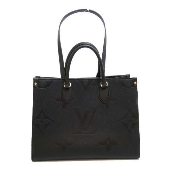 2101216368989 2 Louis Vuitton Onthego MM Shoulder Bag Monogram Empreinte Black Noir