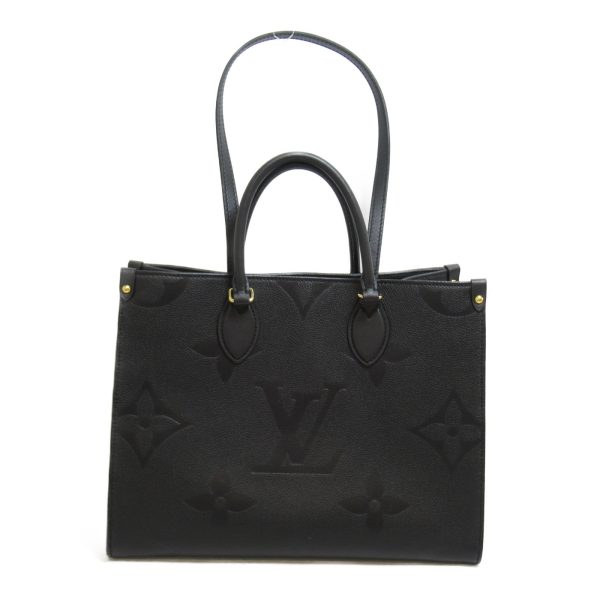 2101216368989 3 Louis Vuitton Onthego MM Shoulder Bag Monogram Empreinte Black Noir