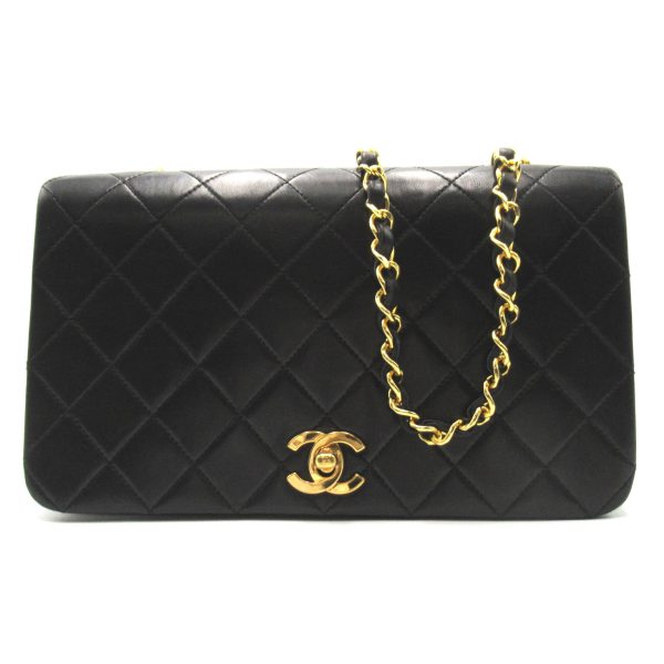 2101216919938 1 Chanel Chain Shoulder Bag Leather Black