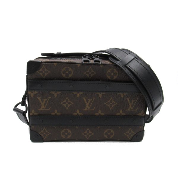 2101217164665 1 Louis Vuitton Handle Soft Trunk Shoulder Bag Canvas Monogram Macassar Brown