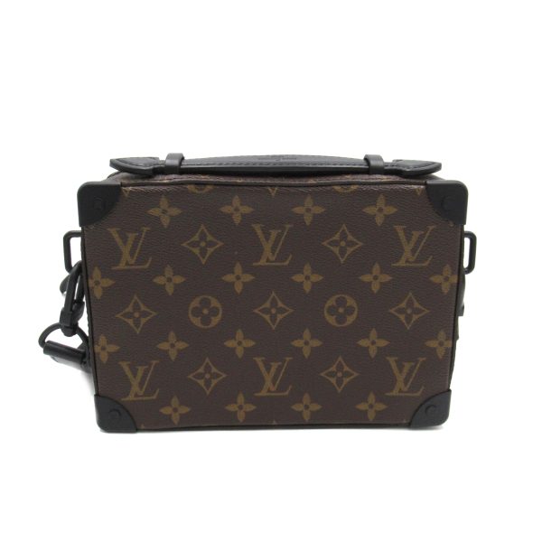 2101217164665 2 Louis Vuitton Handle Soft Trunk Shoulder Bag Canvas Monogram Macassar Brown