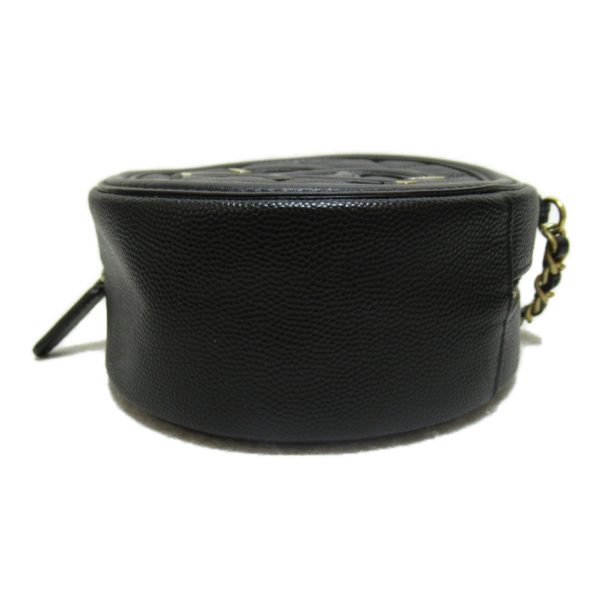 2101217334488 4 Chanel Chain Shoulder Bag Caviar Skin Black