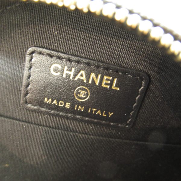 2101217334488 7 Chanel Chain Shoulder Bag Caviar Skin Black