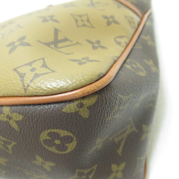 2101217368674 6 Louis Vuitton Hobo Dauphine MM Shoulder Bag Canvas Monogram Reverse Ladies Brown