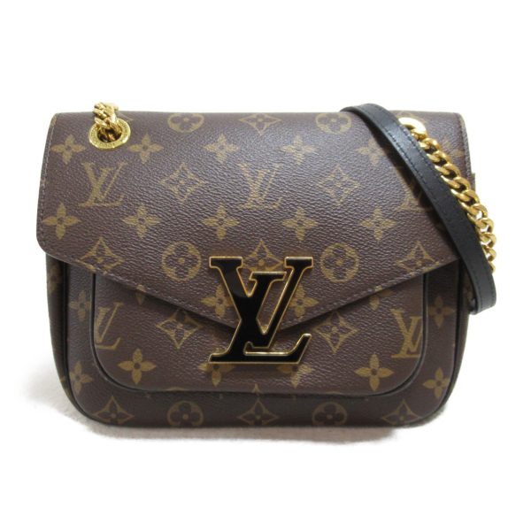 2101217439046 2 Louis Vuitton Passy Shoulder Bag Canvas Brown