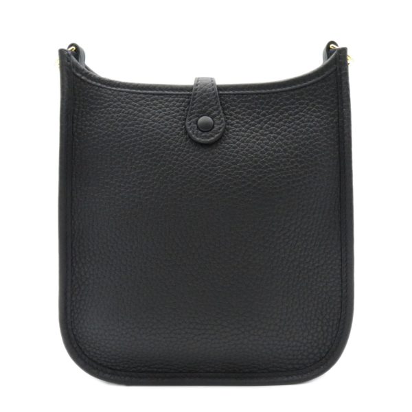 2104102004992 3 Hermes TPM Shoulder Bag Togo Black Evelyn