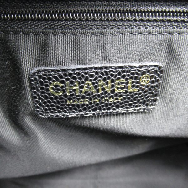 2104102099233 6 Chanel PST Shoulder Bag Caviar Skin Black