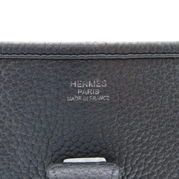 2106800489361 6 Hermes Evelyn 3pm Shoulder Bag Calf Taurillon Clemence Black