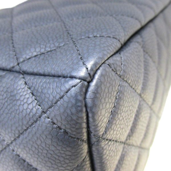 2111900171399 07 Chanel Drawstring 2way Chain Shoulder Bag Caviar Skin Navy