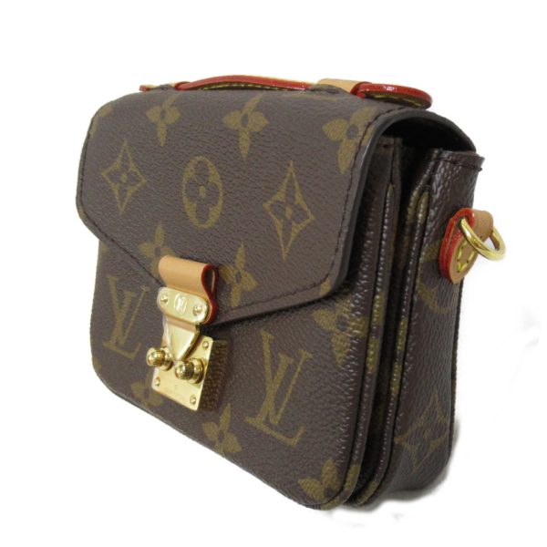 3 Louis Vuitton Micro Metis Shoulder Bag Canvas Brown