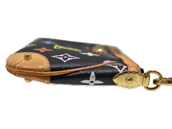 3 Louis Vuitton Pochette Mila MM Multicolor Noir Black Chain Shoulder Shoulder Bag