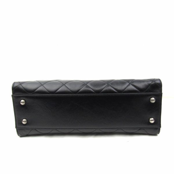 3 Chanel Boy Shoulder Bag Cowhide Calf Black