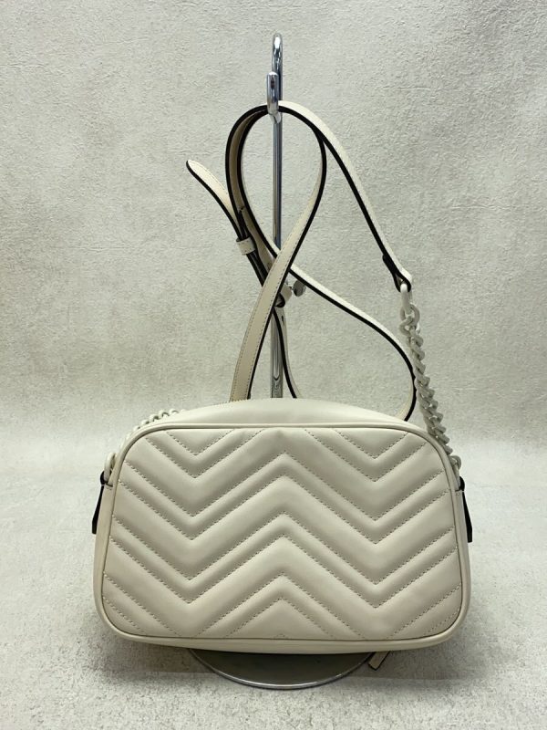 3 Gucci Shoulder Bag Leather Cream