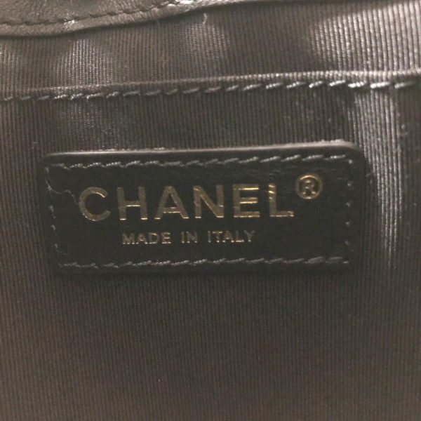 4 Chanel Small Chain Shoulder Bag Sheep Leather Lambskin Black