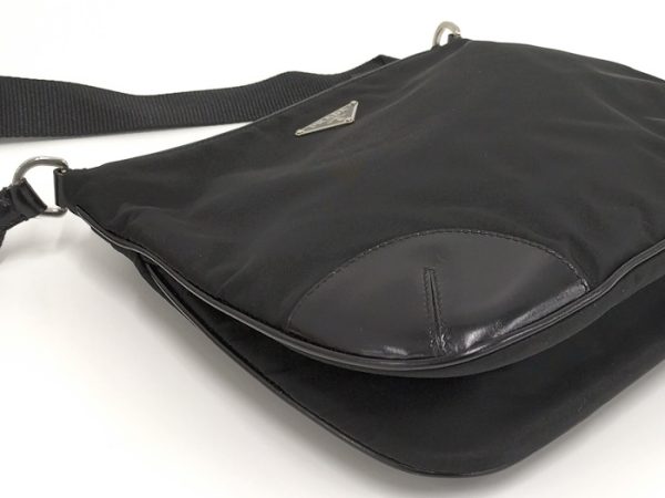 4 Prada Shoulder Bag Nylon Black