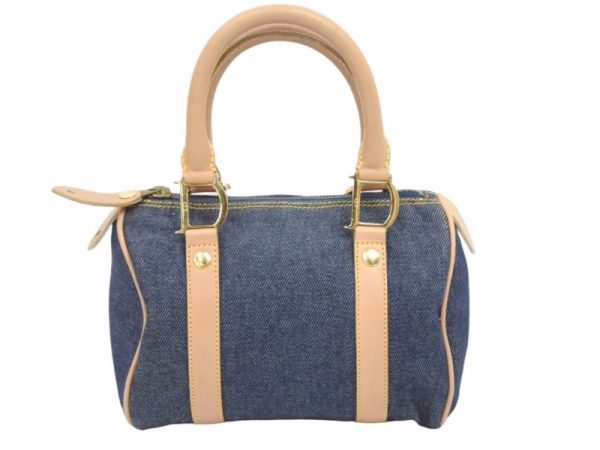 41133 2 Christian Dior Handbag Mini Boston Denim